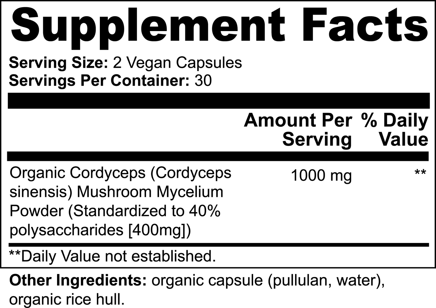 Champignon Cordyceps